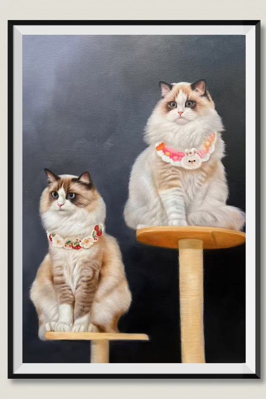 EverMore| Customized Painting For PETS Portrait (2+ Subjects)